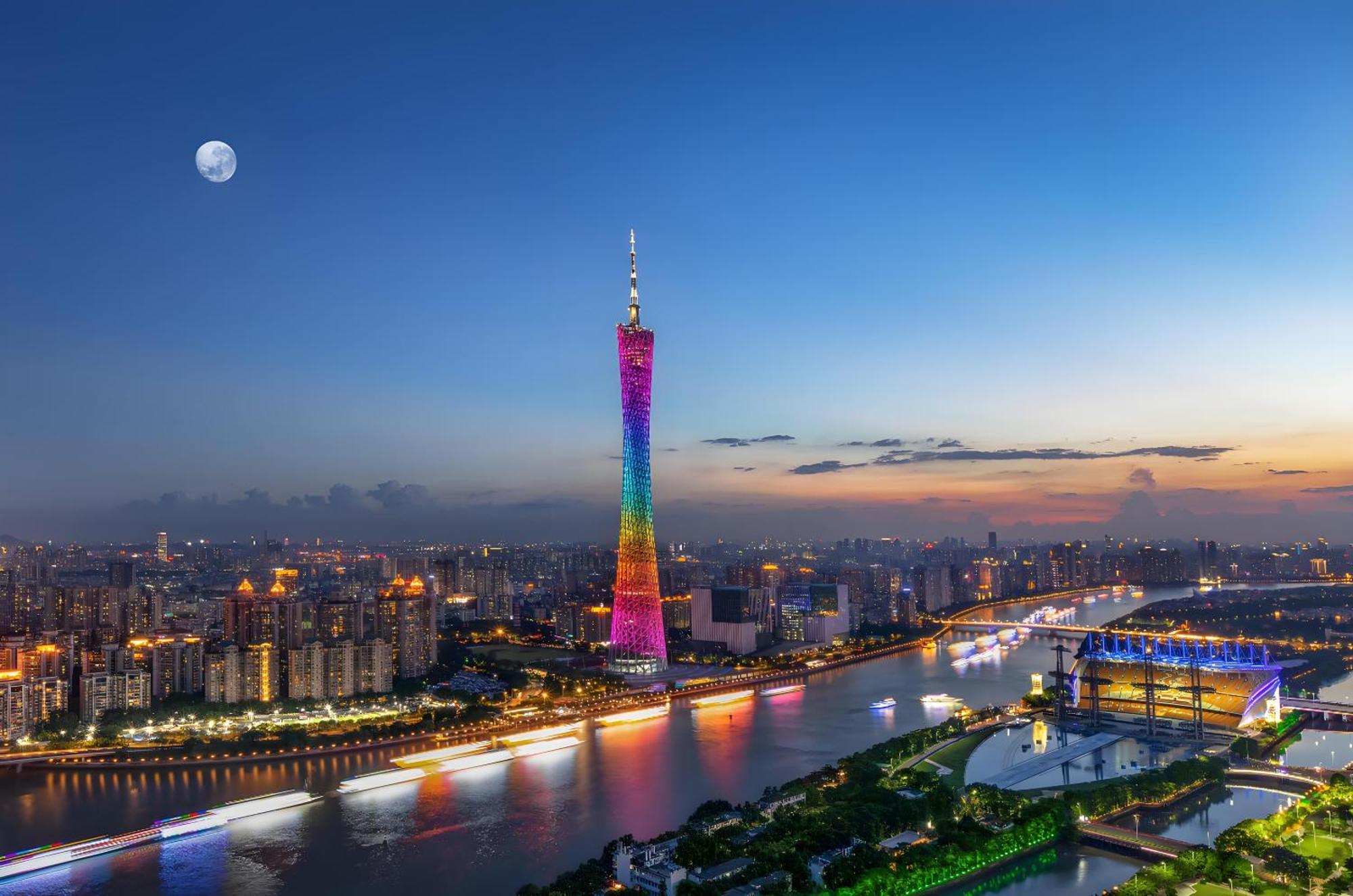 Waifiden Guangzhou Grand View Golden Palace Apartment - Free Shuttle Bus During The Canton Fair Dış mekan fotoğraf