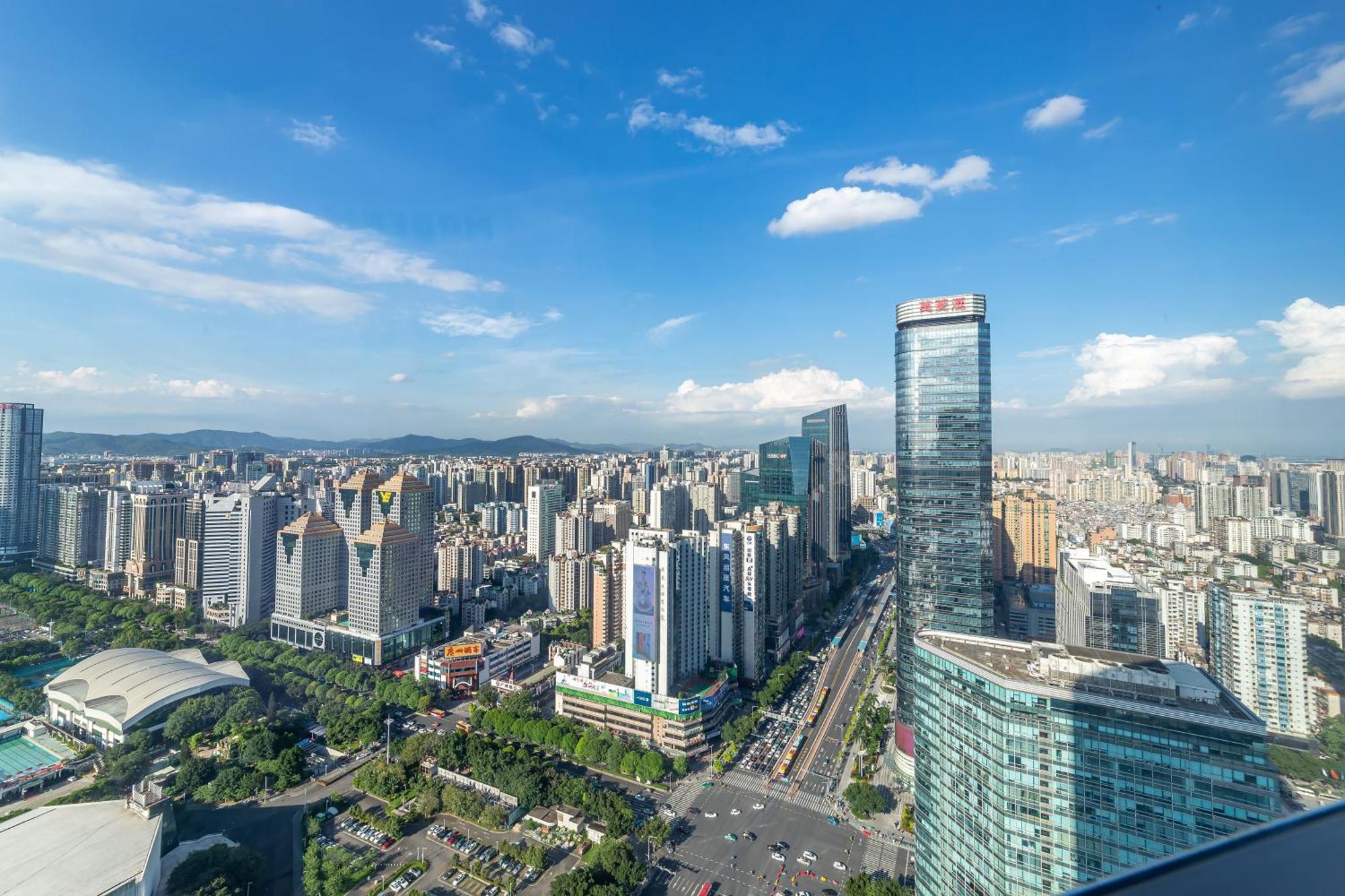 Waifiden Guangzhou Grand View Golden Palace Apartment - Free Shuttle Bus During The Canton Fair Oda fotoğraf